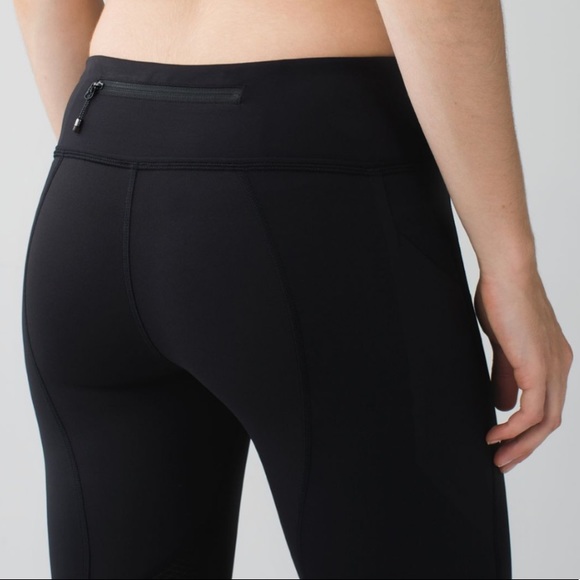 Lululemon Pace Rival Crop 22” black 4 - Picture 4 of 5